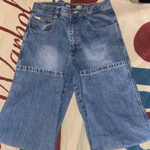y2k mens southpole baggy jeans size 32x30